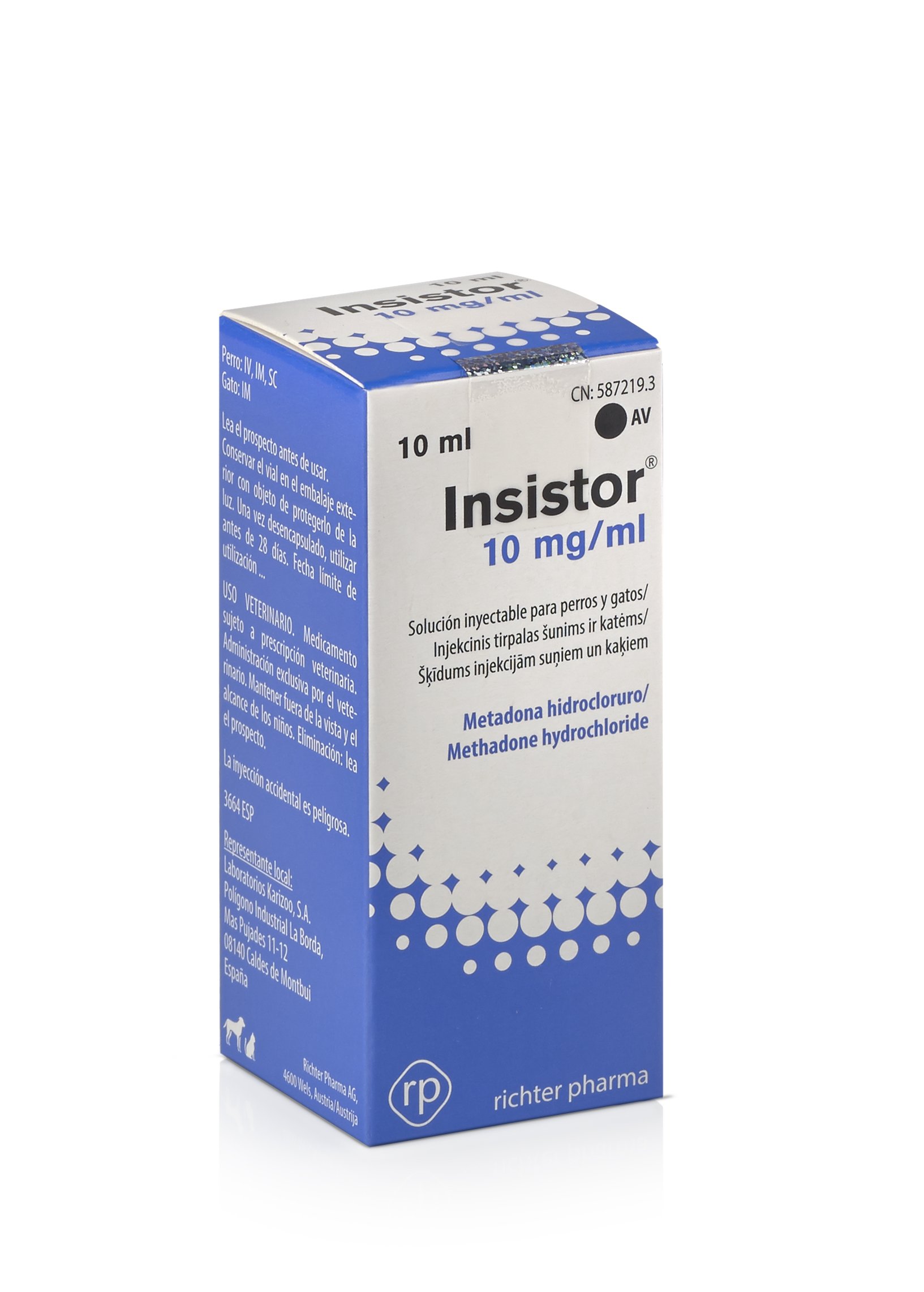 INSISTOR® 10 mg/ml - Laboratorios Karizoo